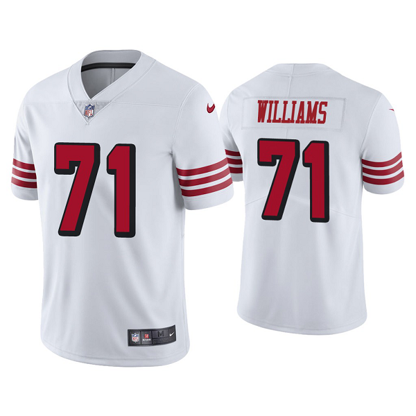 Men's Color Rush Limited Trent Williams San Francisco 49ers White Jersey