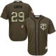 Minnesota Twins #29 Rod Carew Green Salute to Service Stitched MLB Jersey