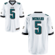 Philadelphia Eagles #5 Donovan Mcnabb Men's Nike Game White Road NFL Jersey