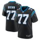 Men's Carolina Panthers Deonte Brown Nike Black Team Game Jersey