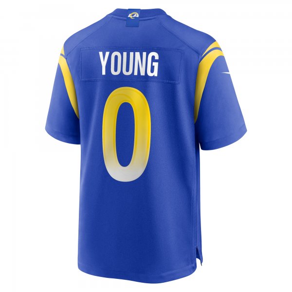 Men's Los Angeles Rams Byron Young Nike Royal Home Game Jersey