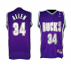 Men's Milwaukee Bucks #34 Ray Allen Purple Soul Swingman Stitched NBA Jersey