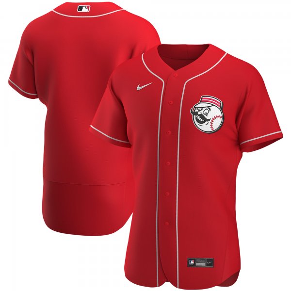 Men's Cincinnati Reds Nike Scarlet Alternate Team Logo Jersey