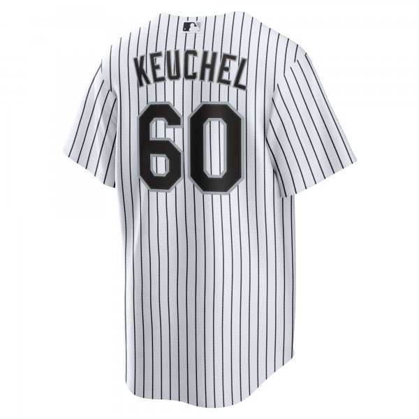 Men's Chicago White Sox Dallas Keuchel Nike White/Black Home Replica Player Jersey