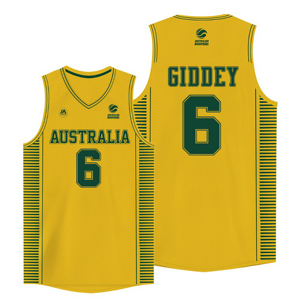 Men's OKC Thunder #6 Josh Giddey 2021 NBA Draft Yellow Austria Team Jersey