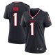 Women's Houston Texans  Nike Navy #1 Mom Game Jersey