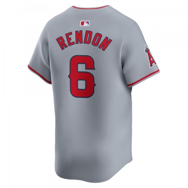 Men's Los Angeles Angels Anthony Rendon Nike Gray Away Limited Player Jersey