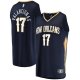 Men's New Orleans Pelicans Jonas Valanciunas Fanatics Navy Fast Break Replica Jersey - Icon Edition