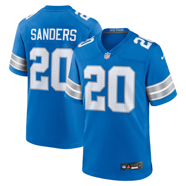 Youth Detroit Lions #20 Barry Sanders Nike Blue Retired Player Limited Jersey