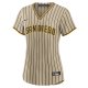 Women's San Diego Padres Nike Tan Alternate Replica Team Jersey