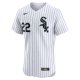 Men's Chicago White Sox Oscar Colas Nike White Home Elite Player Jersey