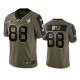 Dallas Cowboys Michael Irvin Olive Gold 2021 Salute To Service Men's Limited NFL Jersey