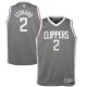 Youth LA Clippers Kawhi Leonard Nike Gray 2020/21 Swingman Player Jersey - Earned Edition