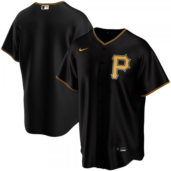 Youth Pittsburgh Pirates Nike Black Alternate Replica Team Jersey