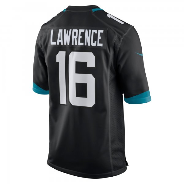 Men's Jacksonville Jaguars Trevor Lawrence Nike Black Alternate Player Game Jersey