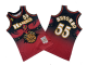 Men's Atlanta Hawks #55 Dikembe Mutombo 1996-97 Red Mitchell and Ness NBA Jersey