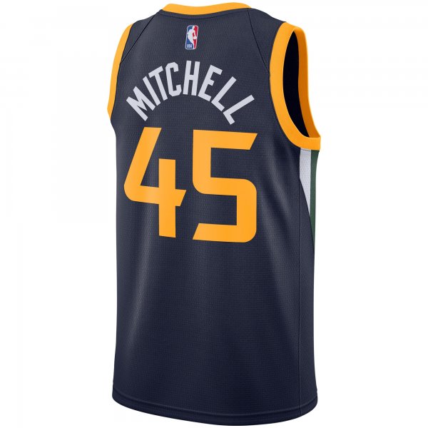 Men's Utah Jazz Donovan Mitchell Nike Navy 2020/21 Swingman Jersey - Icon Edition