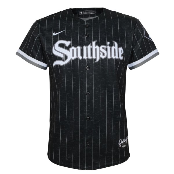 Youth Chicago White Sox Yoan Moncada Nike Black City Connect Replica Player Jersey