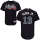 Atlanta Braves #13 Ronald Acuna Jr. Navy Blue Flexbase Collection Stitched MLB Jersey