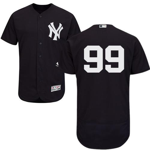 New York Yankees #99 Aaron Judge Navy Blue Flexbase Collection Stitched MLB Jersey