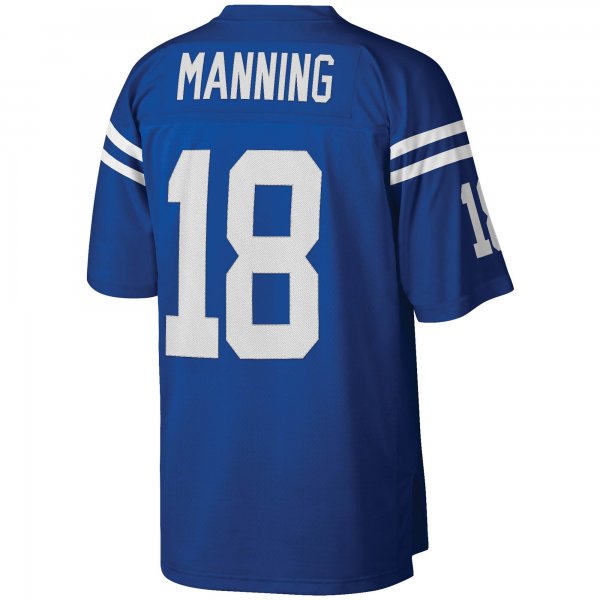 Men's Indianapolis Colts Peyton Manning Mitchell & Ness Royal Legacy Replica Jersey