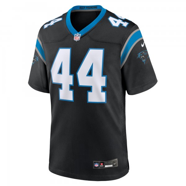 Men's Carolina Panthers J.J. Jansen Nike Black Team Game Jersey