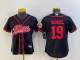 Women's San Francisco 49ers #19 Deebo Samuel Black Stitched Baseball Cool Base Jersey