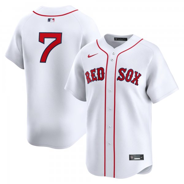 Men's Boston Red Sox #7 Masataka Yoshida Nike White Home Limited Player Jersey