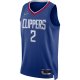 Men's LA Clippers Kawhi Leonard Nike Royal 2021/22 Diamond Swingman Jersey - Icon Edition