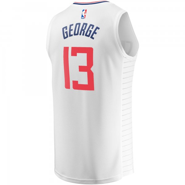 Youth LA Clippers Paul George Fanatics White Fast Break Player Jersey - Association Edition