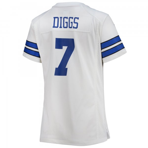 Women's Dallas Cowboys Trevon Diggs Nike White Game Jersey