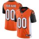 Men's Nike Cincinnati Bengals Customized Orange Alternate Vapor Untouchable Custom Limited NFL Jersey