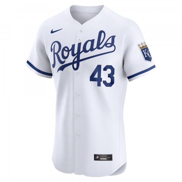 Men's Kansas City Royals Carlos HernÃÂ¡ndez Nike White Home Elite Player Jersey