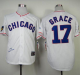 Mitchell And Ness 1968 Chicago Cubs #17 Mark Grace White Throwback Stitched MLB Jersey