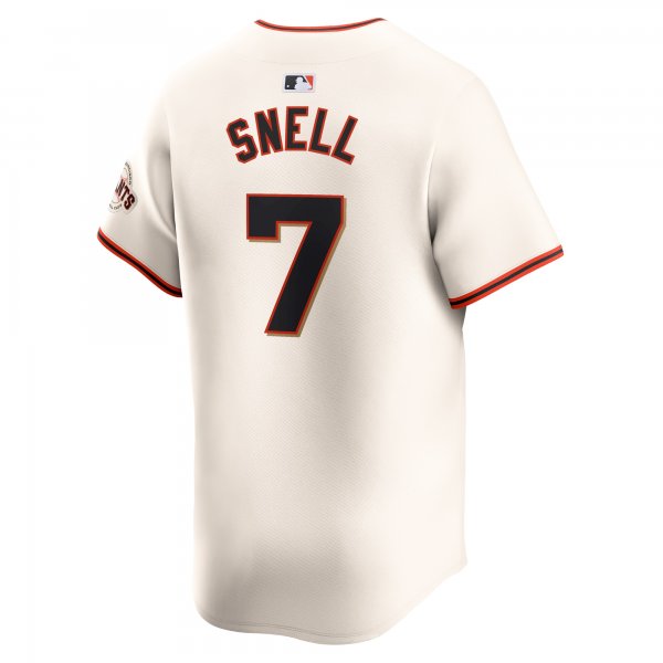 Men's San Francisco Giants Blake Snell Nike Cream Home Limited Jersey