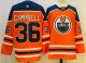 Men's #36 Jack Campbell Edmonton Oilers Orange NHL Jersey