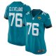 Women's Jacksonville Jaguars Ezra Cleveland Nike  Teal  Game Jersey