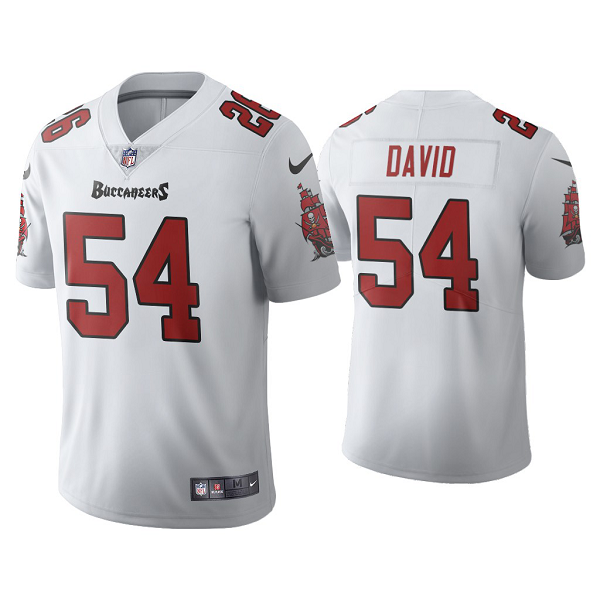 Men's Nike Tampa Bay Buccaneers #54 Lavonte David Vapor Limited White Jersey