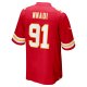 Men's Kansas City Chiefs Derrick Nnadi Nike Red Game Jersey