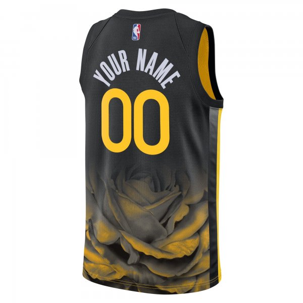 Unisex Golden State Warriors Nike Black 2022/23 Swingman Custom Jersey - City Edition