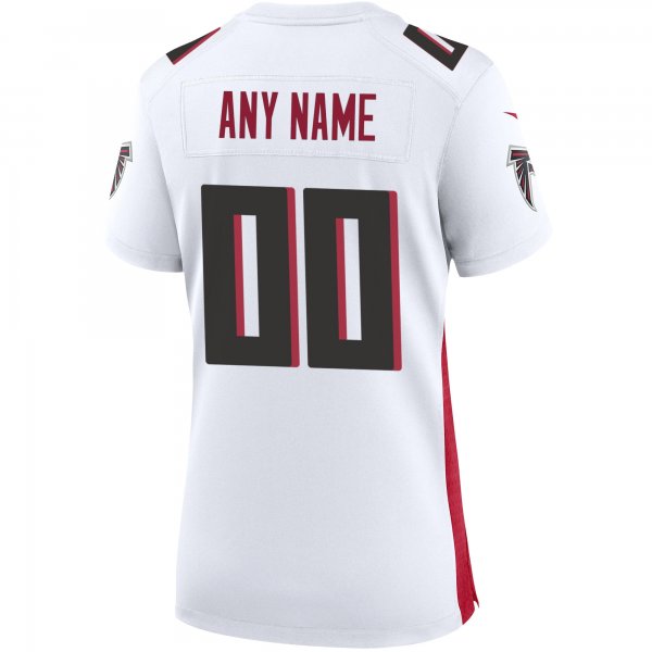 Women's Nike Atlanta Falcons White Custom Game Jersey