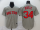 Men's Boston Red Sox #34 David Ortiz Gray Stitched MLB Cool Base Nike Jersey