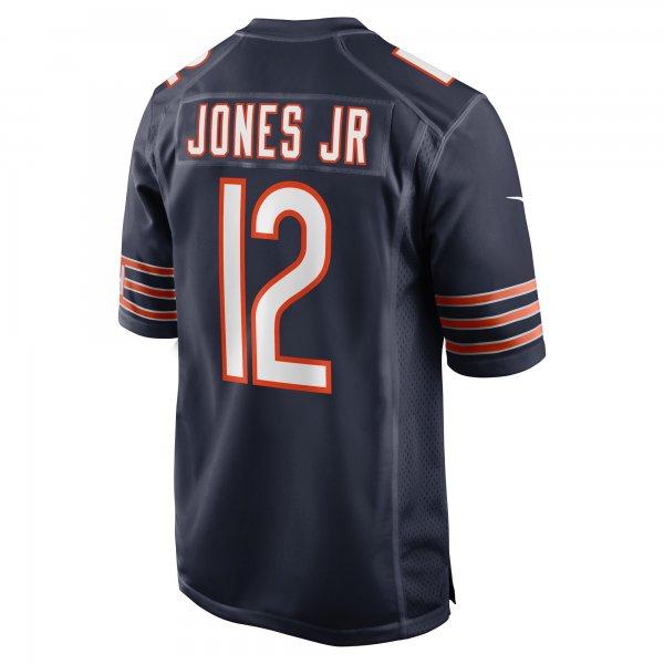 Men's Chicago Bears Velus Jones Jr. Nike Navy Game Player Jersey