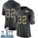 Men's Nike NFL New England Patriots #32 Devin McCourty Limited Black 2016 Salute to Service Super Bowl LII Jersey