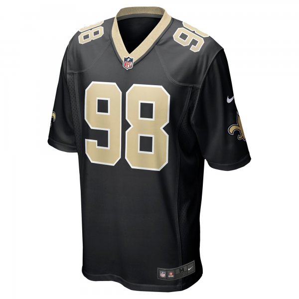 Men's New Orleans Saints Payton Turner Nike Black Game Jersey