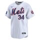 Men's New York Mets Kodai Senga Nike White 2024 MLB World Tour London Series Home Limited Player Jersey