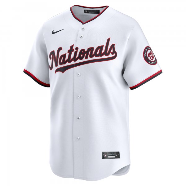 Men's Washington Nationals Jake Alu Nike White Home Limited Player Jersey