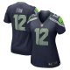 Women's Seattle Seahawks 12s Nike Navy Player Jersey