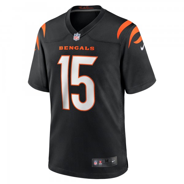 Men's Cincinnati Bengals Charlie Jones Nike  Black Team Game Jersey