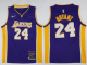 Nike Men's Los Angeles Lakers #24 Kobe Bryant Purple Swingman "Black Mamba" December 18. 2017 NBA Jersey